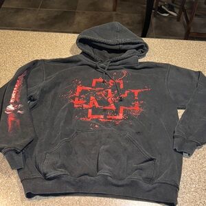 Y2k Rammstein band hoodie